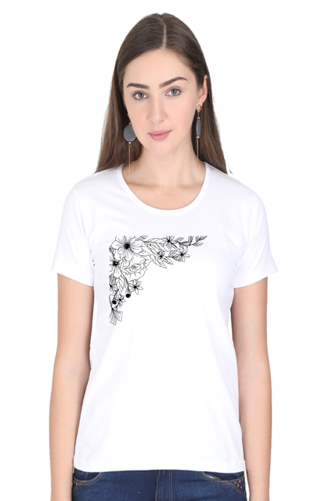 Simple Printed T-Shirt For Women