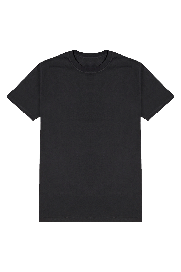 Classic Black Cotton T-Shirt for Men