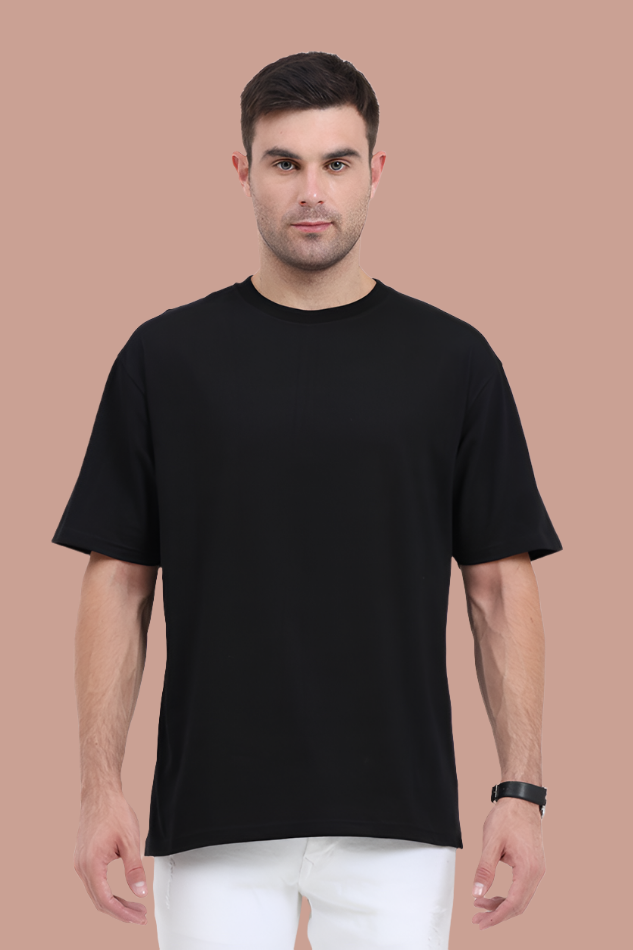 Black Premium Cotton Oversize T-Shirt