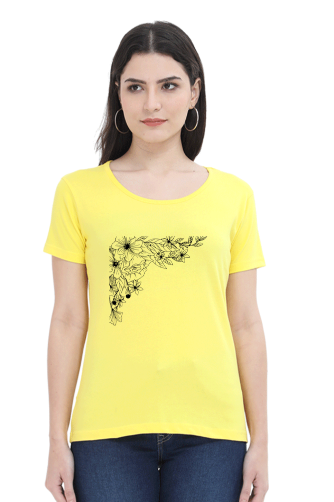 Simple Printed T-Shirt For Women