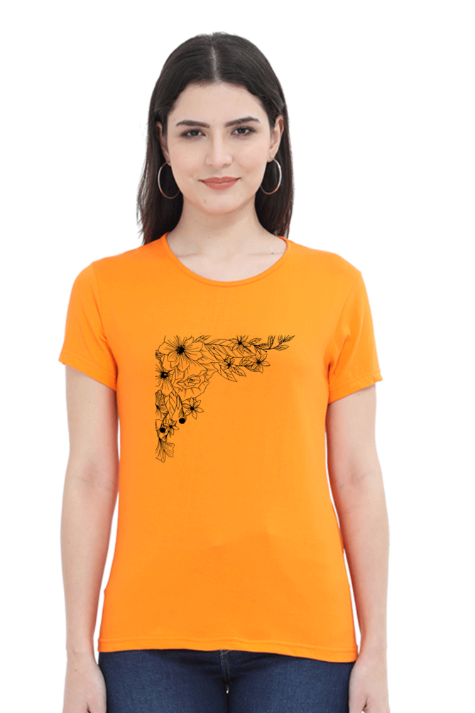 Simple Printed T-Shirt For Women