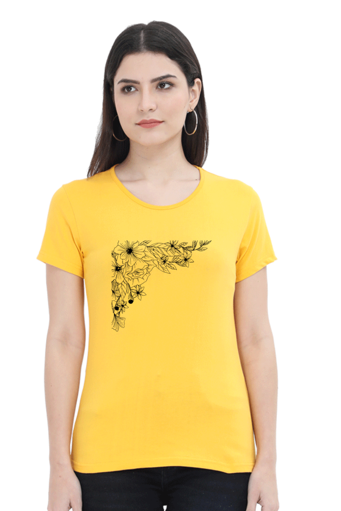 Simple Printed T-Shirt For Women