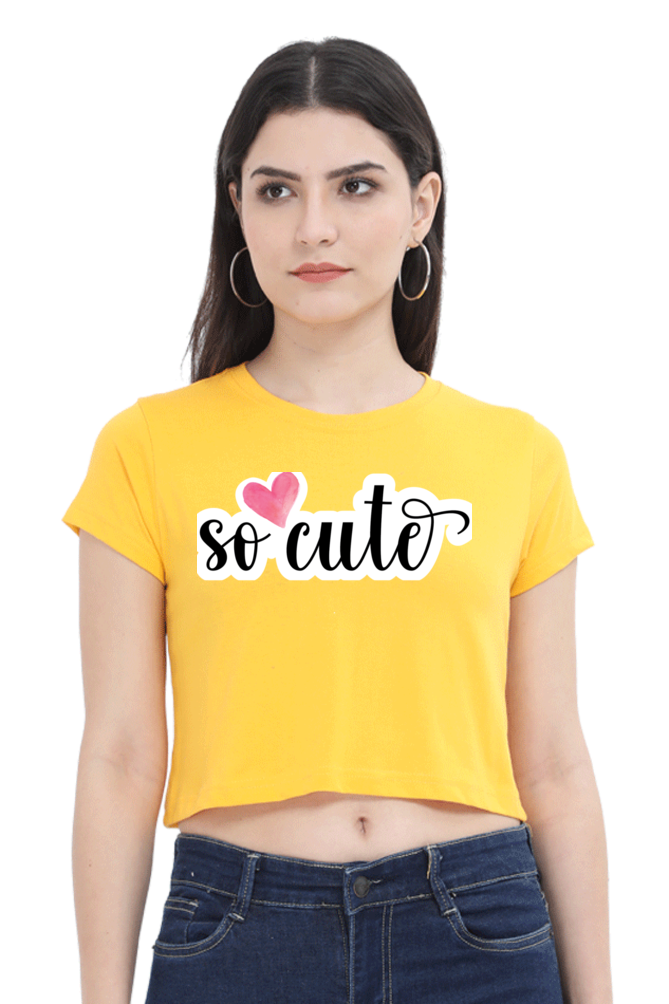 So Cute Adorable Crop Top