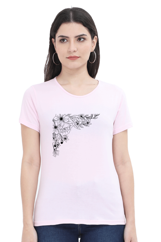 Simple Printed T-Shirt For Women