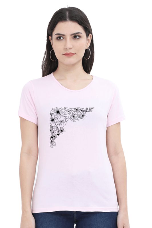 Simple Printed T-Shirt For Women