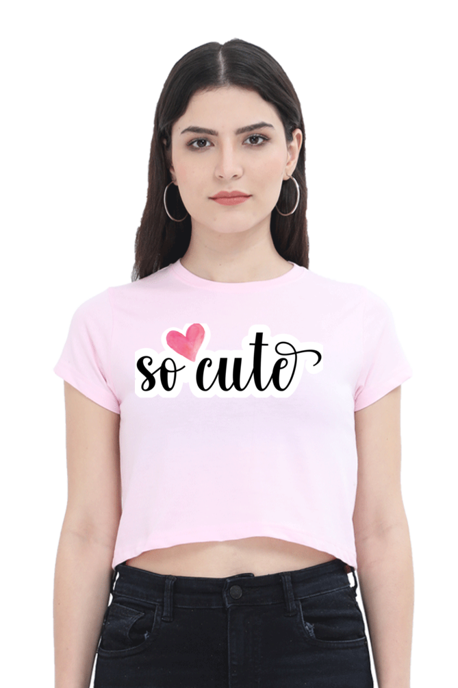 So Cute Adorable Crop Top