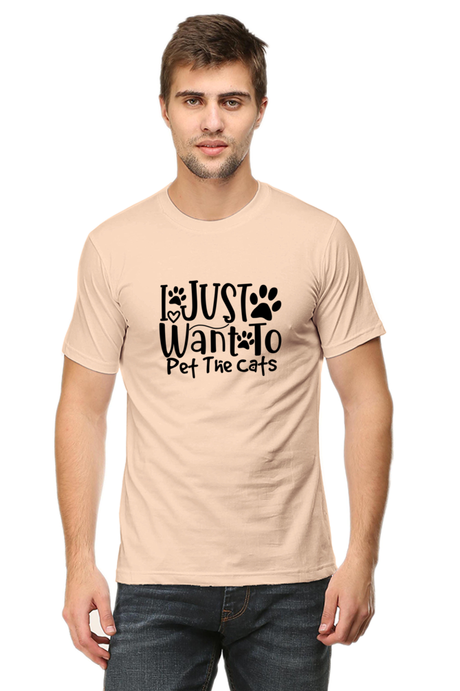 I Just Want To Pet The Cats - T-Shirt for Cat Lover