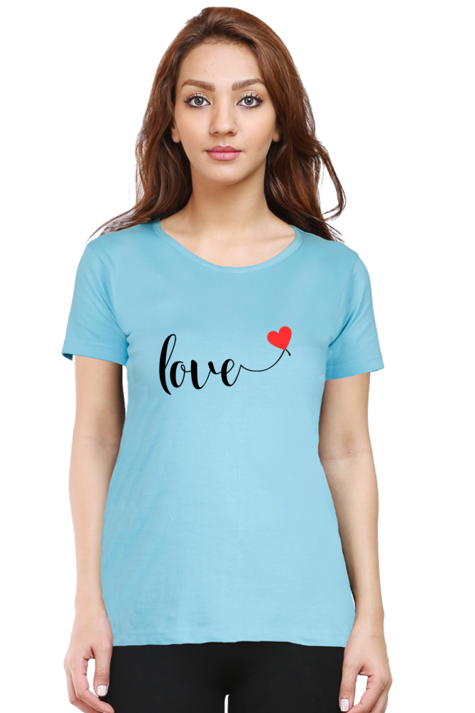 Artistic Love Typography Women's Tee