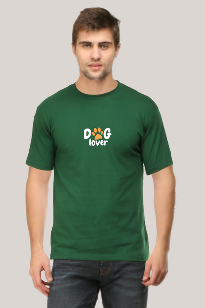 Round Neck Half Sleeve T-shirt for Dog Lovers