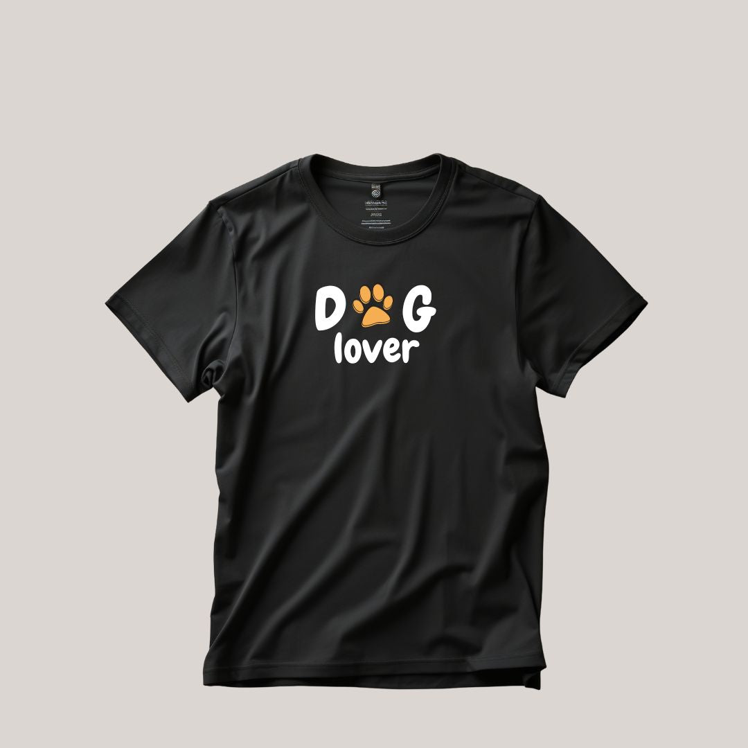 Round Neck Half Sleeve T-shirt for Dog Lovers