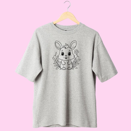 Beautiful Trendy Rabbit Printed T-Shirt for Women